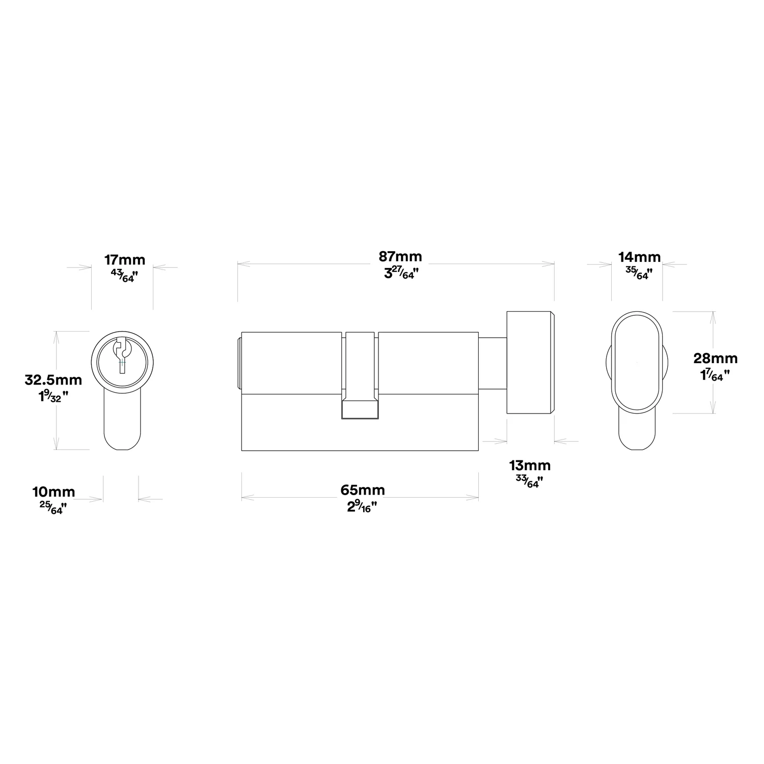 Iver Annecy Door Lever Handle on Stepped Backplate Entrance Kit Key/Thumb - Image 4