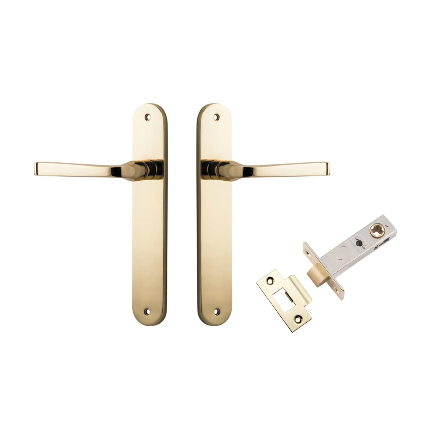 Iver Annecy Door Lever on Oval Backplate Passage Kit - Available in Various Finishes - Image 9
