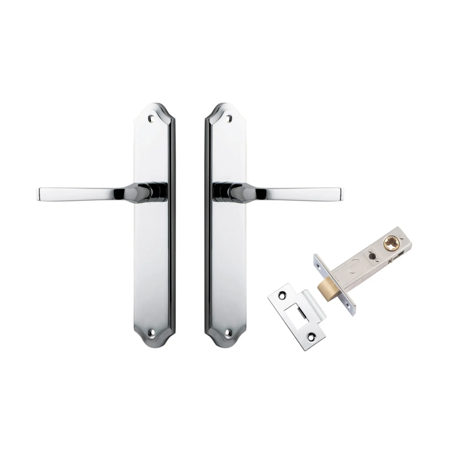 Iver Annecy Door Lever on Shouldered Backplate Passage Kit - Available in Various Finishes - Image 10