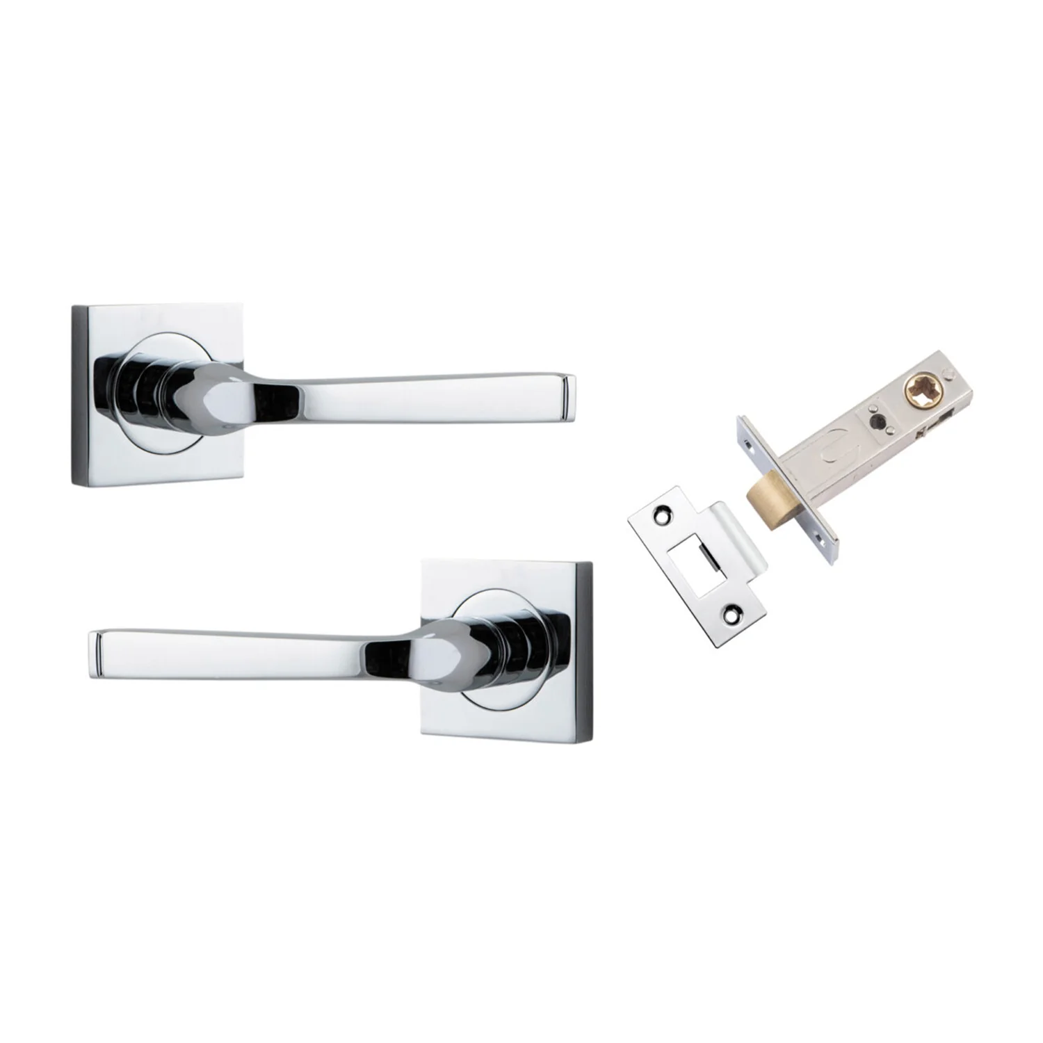 Iver Annecy Door Lever on Square Rose Passage Kit - Available in Various Finishes - Image 10