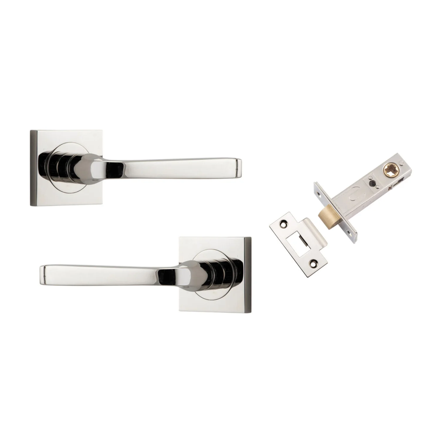 Iver Annecy Door Lever on Square Rose Passage Kit - Available in Various Finishes - Image 11