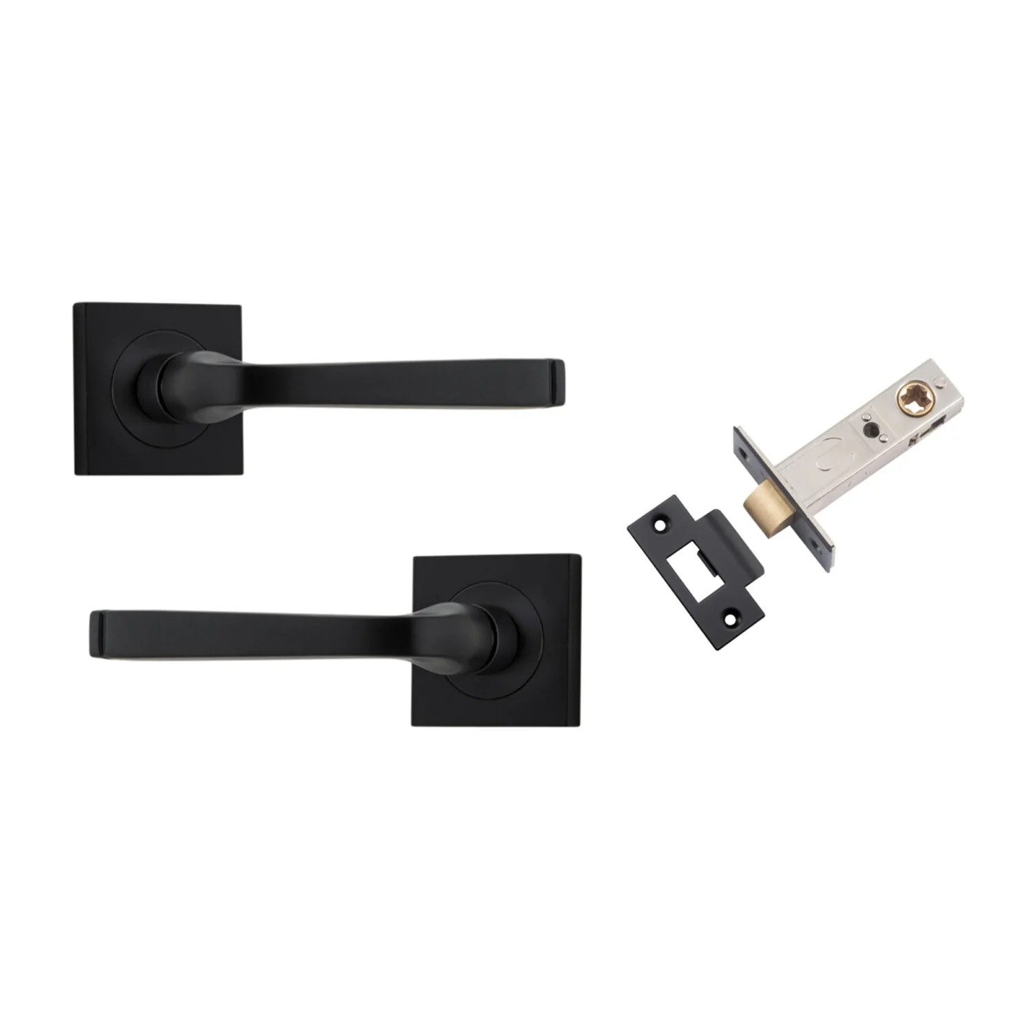 Iver Annecy Door Lever on Square Rose Passage Kit - Available in Various Finishes - Image 8