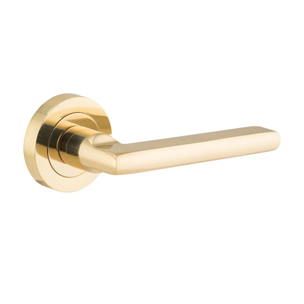 Iver Baltimore Door Lever Handle on Round Rose - Image 5