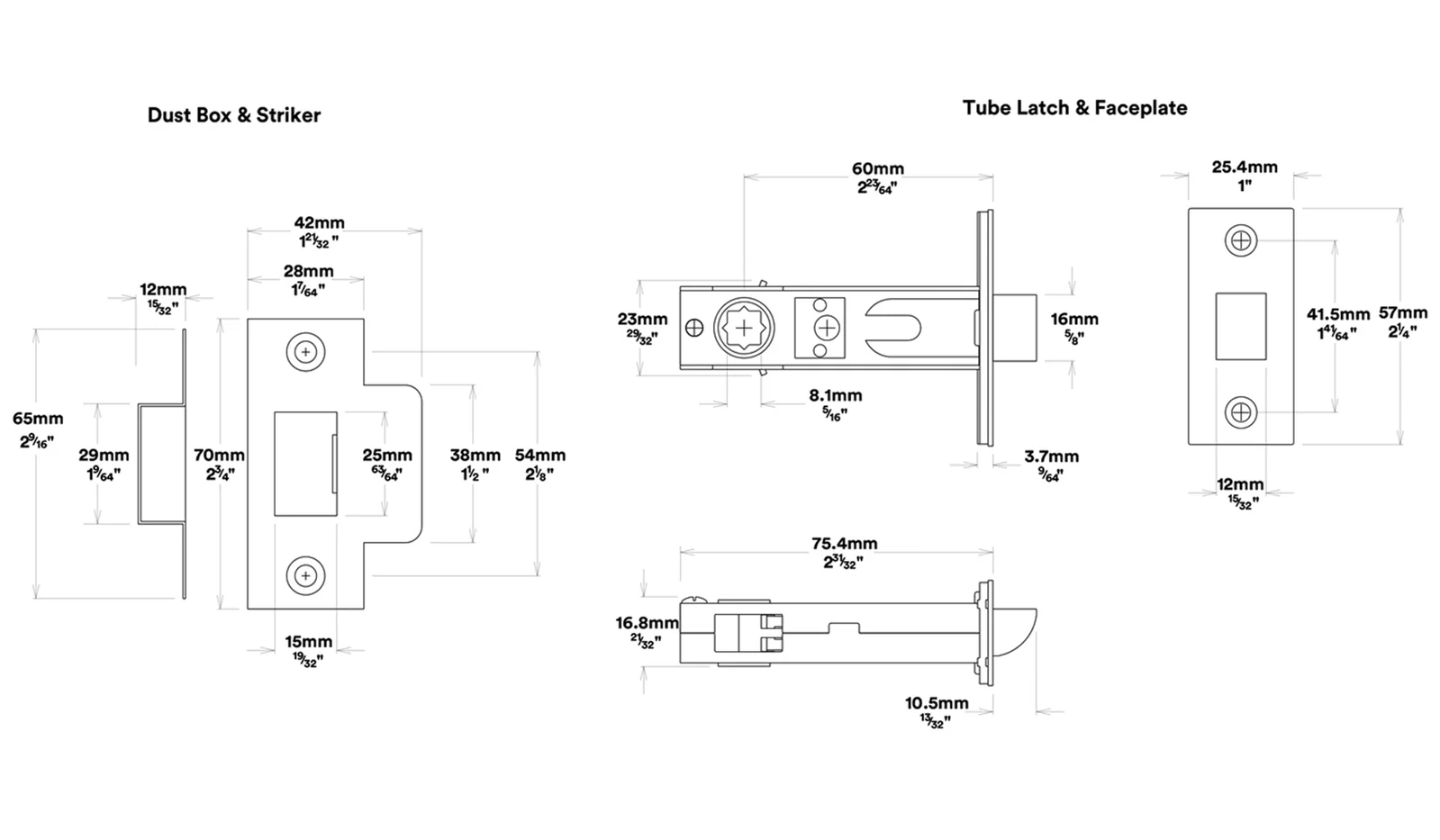 Iver Baltimore Door Lever Handle on Square Rose Passage Kit - Available in Various Finishes - Image 3