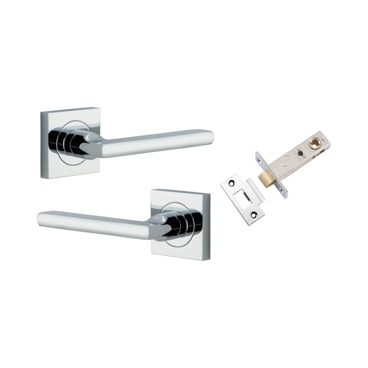 Iver Baltimore Door Lever Handle on Square Rose Passage Kit - Available in Various Finishes - Image 8