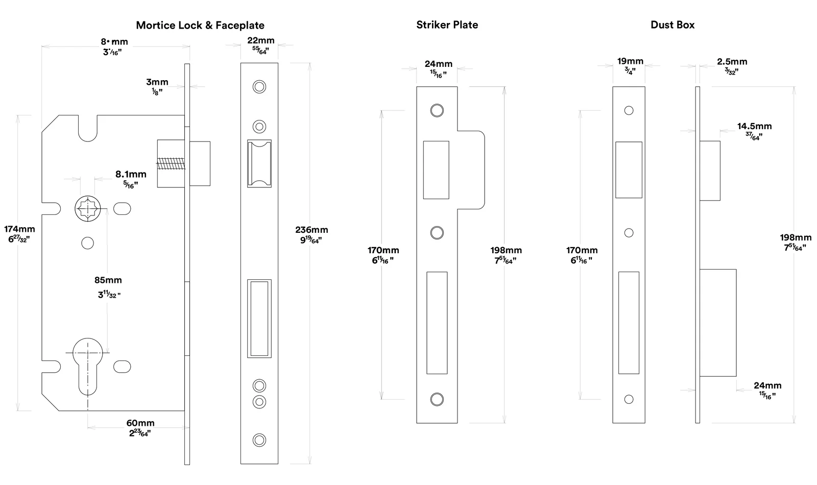 Iver Baltimore Door Lever on Oval Backplate Entrance Kit Key/Thumb - Available on Various Finishes - Image 5