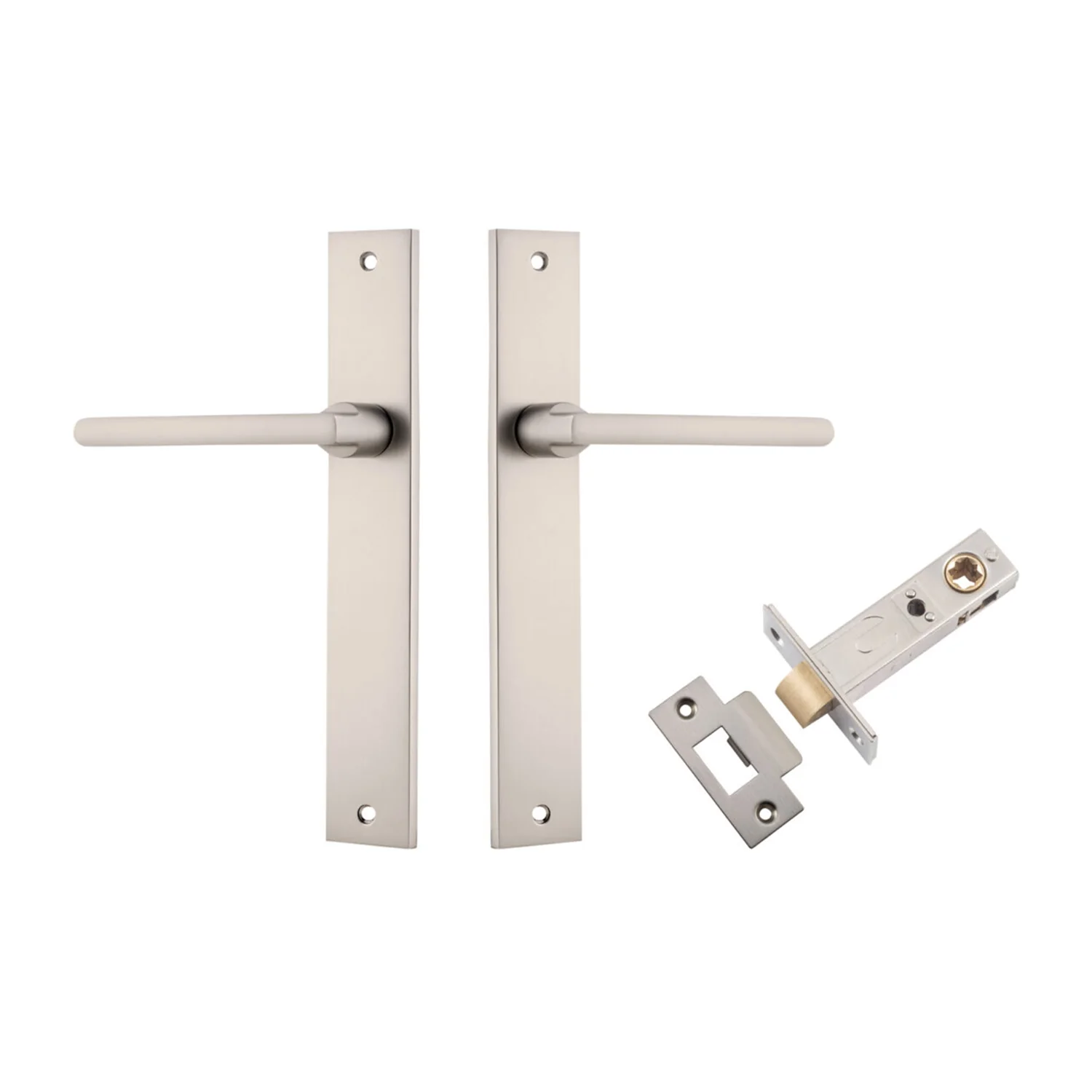 Iver Baltimore Door Lever on Rectangular Backplate Passage Kit - Available in Various Finishes - Image 10