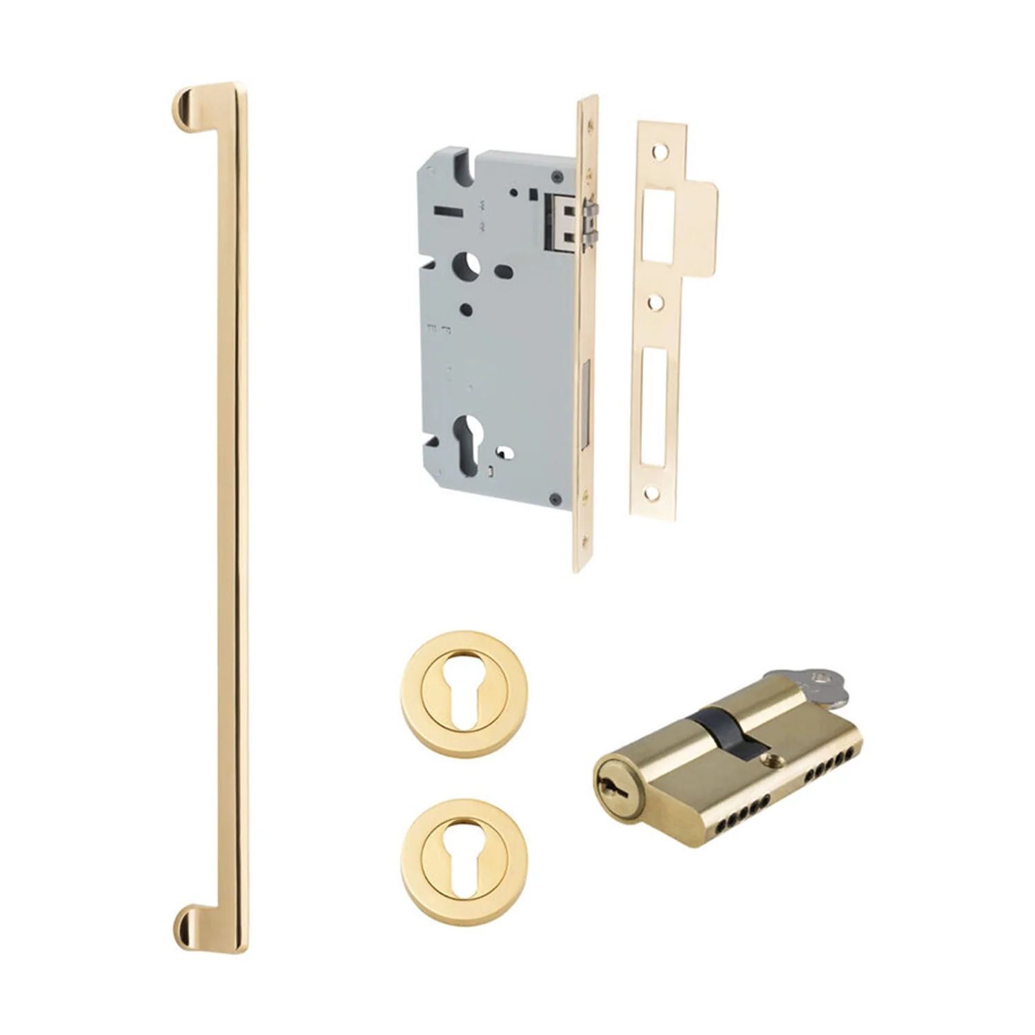 Iver Baltimore Door Pull Handle Entrance Kit Key/Key 600mm - Available in Various Finishes - Image 10