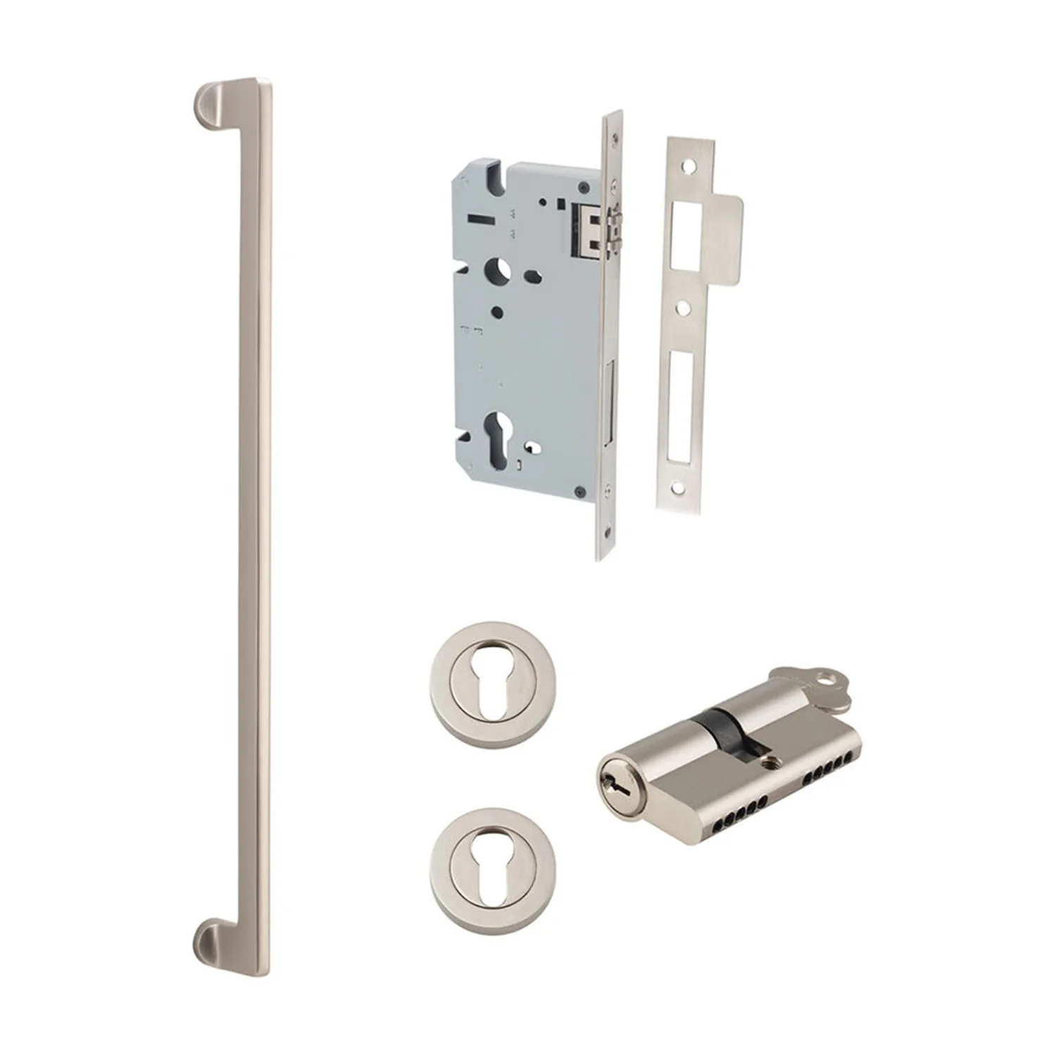 Iver Baltimore Door Pull Handle Entrance Kit Key/Key 600mm - Available in Various Finishes - Image 12