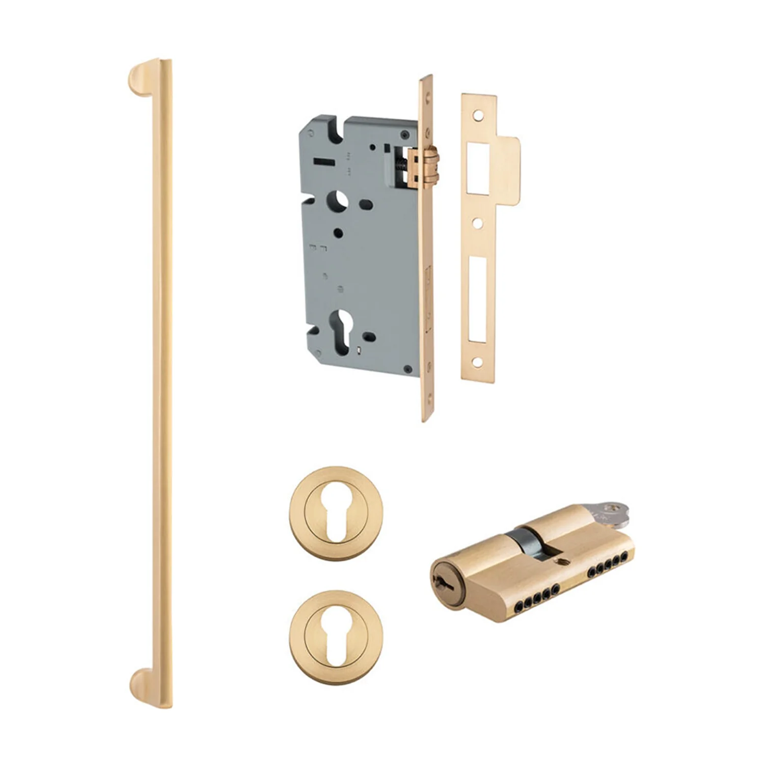 Iver Baltimore Door Pull Handle Entrance Kit Key/Key 600mm - Available in Various Finishes - Image 7