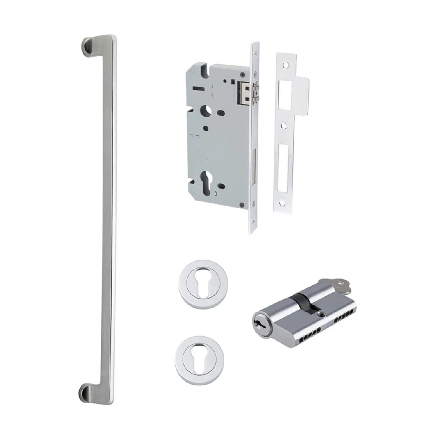 Iver Baltimore Door Pull Handle Entrance Kit Key/Key 600mm - Available in Various Finishes - Image 8