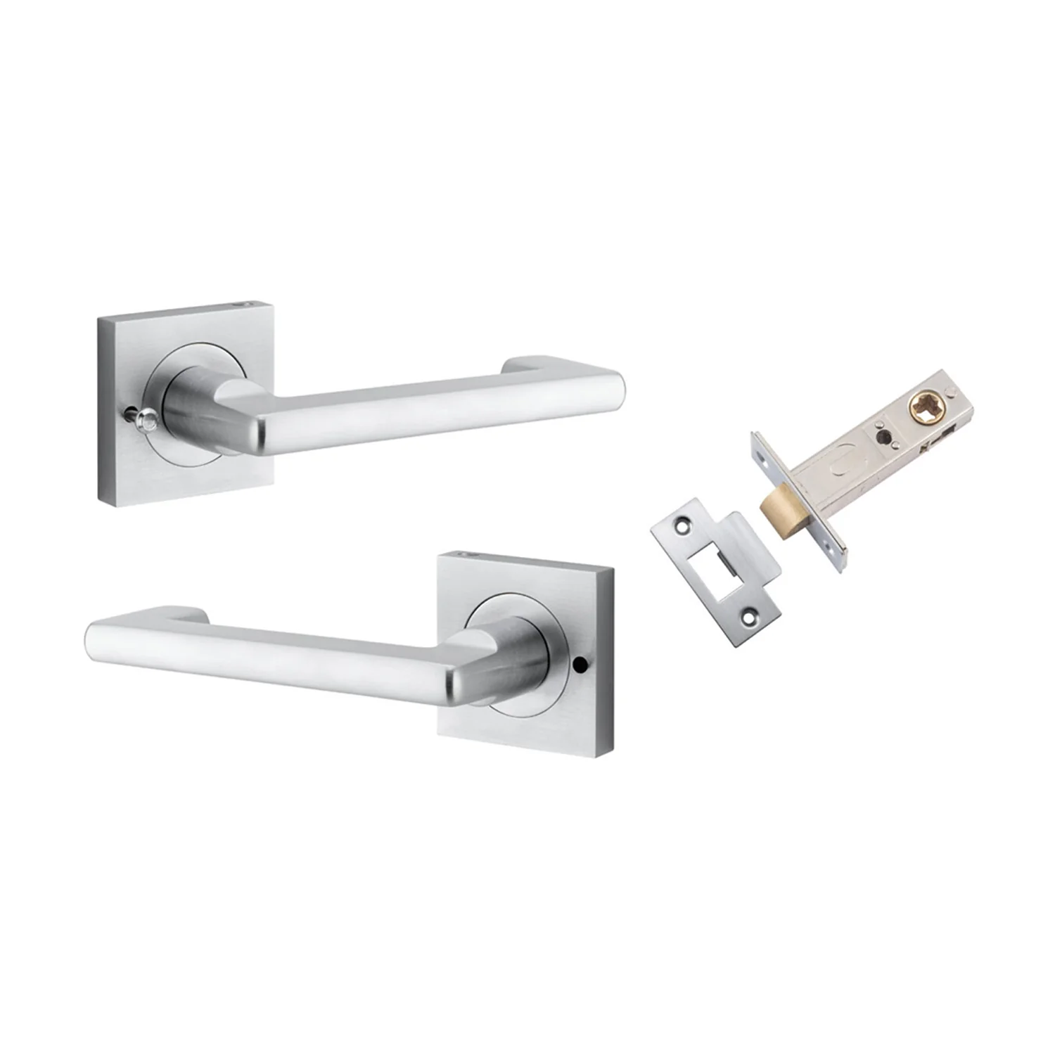 Iver Baltimore Return Lever on Square Rose Inbuilt Privacy Kit - Available in Various Finishes - Image 5