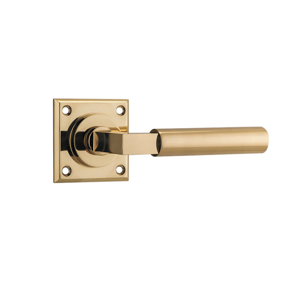 Iver Berlin Door Lever Handle on Chamfered Square Rose - Image 3