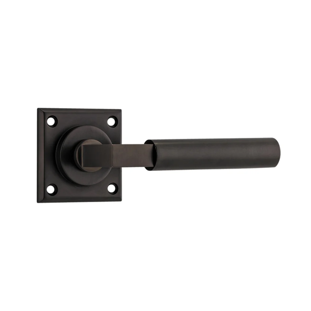 Iver Berlin Door Lever Handle on Chamfered Square Rose - Image 4