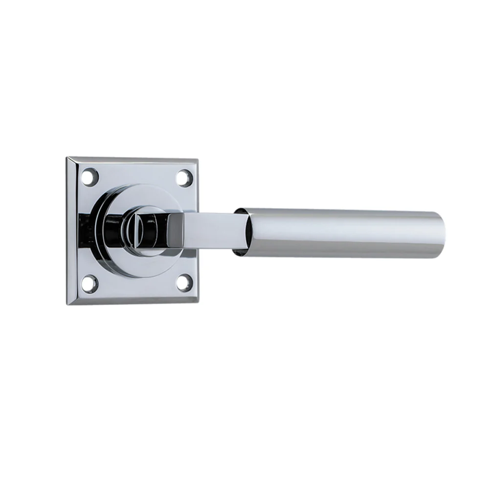 Iver Berlin Door Lever Handle on Chamfered Square Rose - Image 5