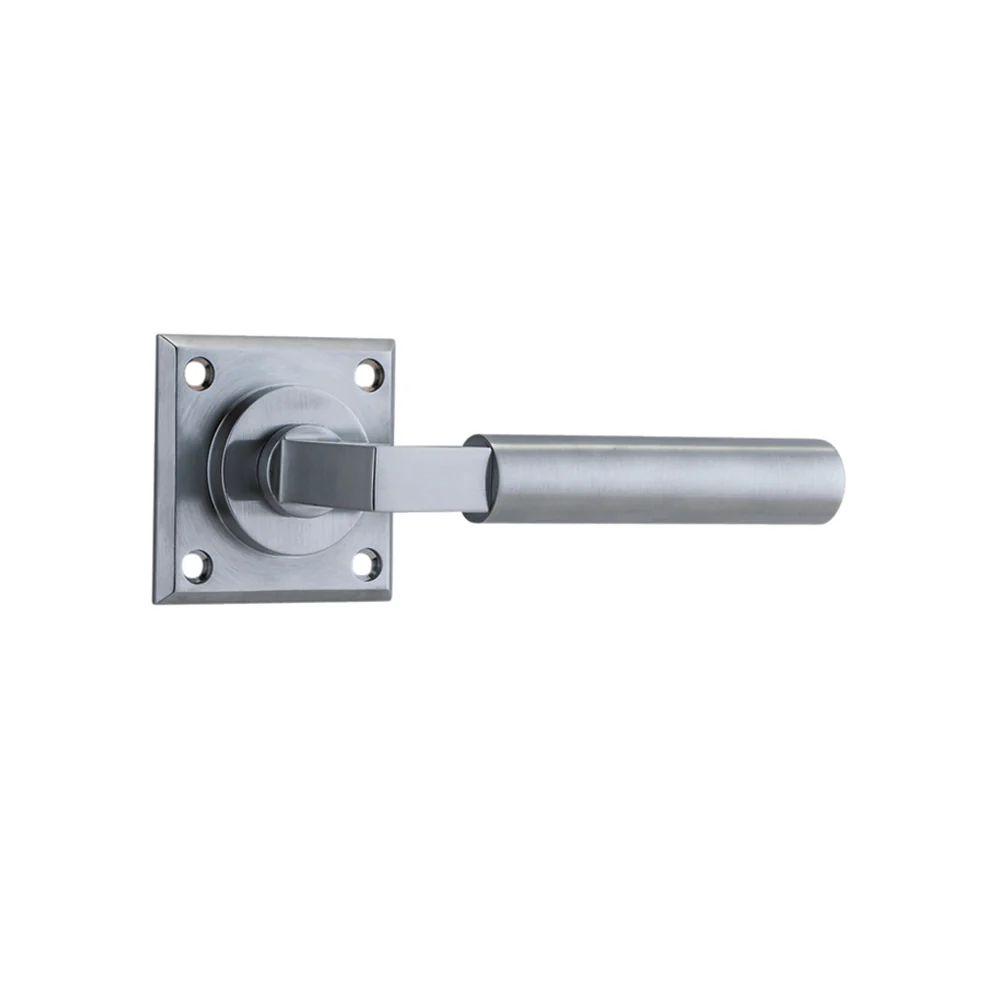 Iver Berlin Door Lever Handle on Chamfered Square Rose - Image 6