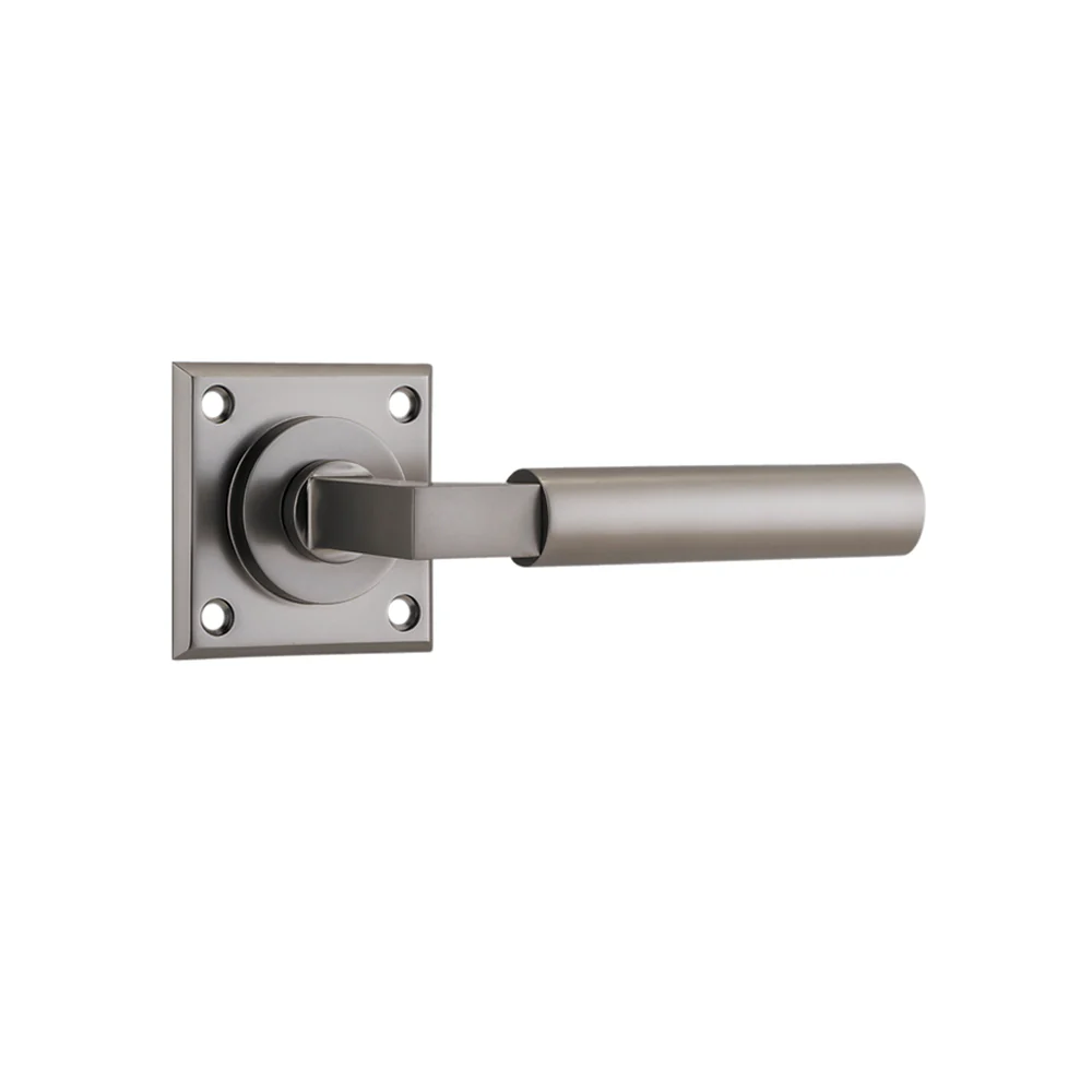 Iver Berlin Door Lever Handle on Chamfered Square Rose - Image 8