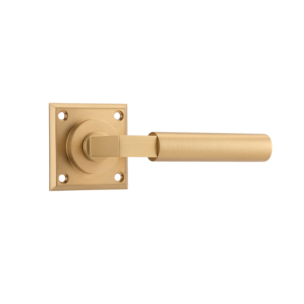 Iver Berlin Door Lever Handle on Chamfered Square Rose - Image 9
