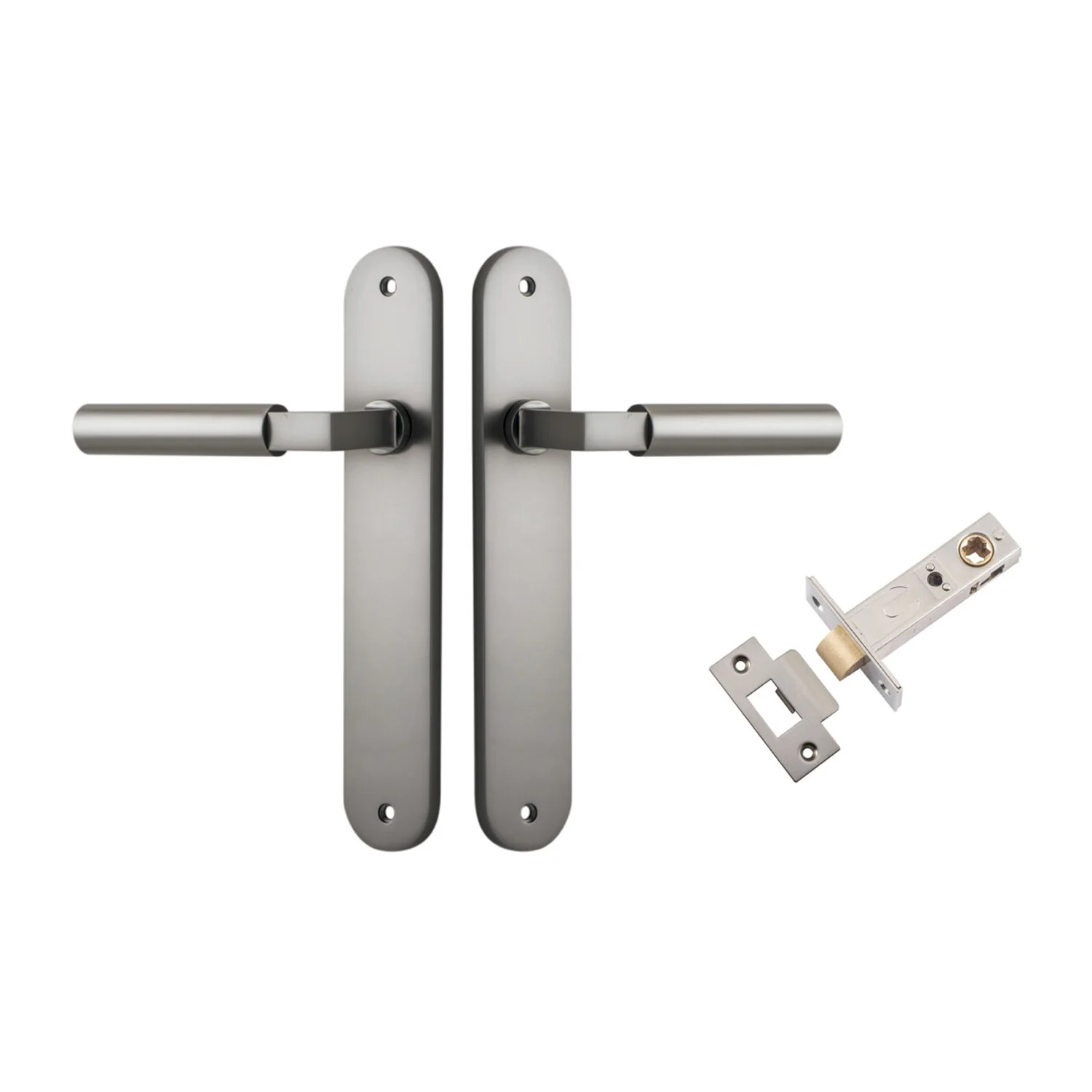 Iver Berlin Door Lever Handle on Oval Backplate Passage Kit - Available in Various Finishes - Image 10