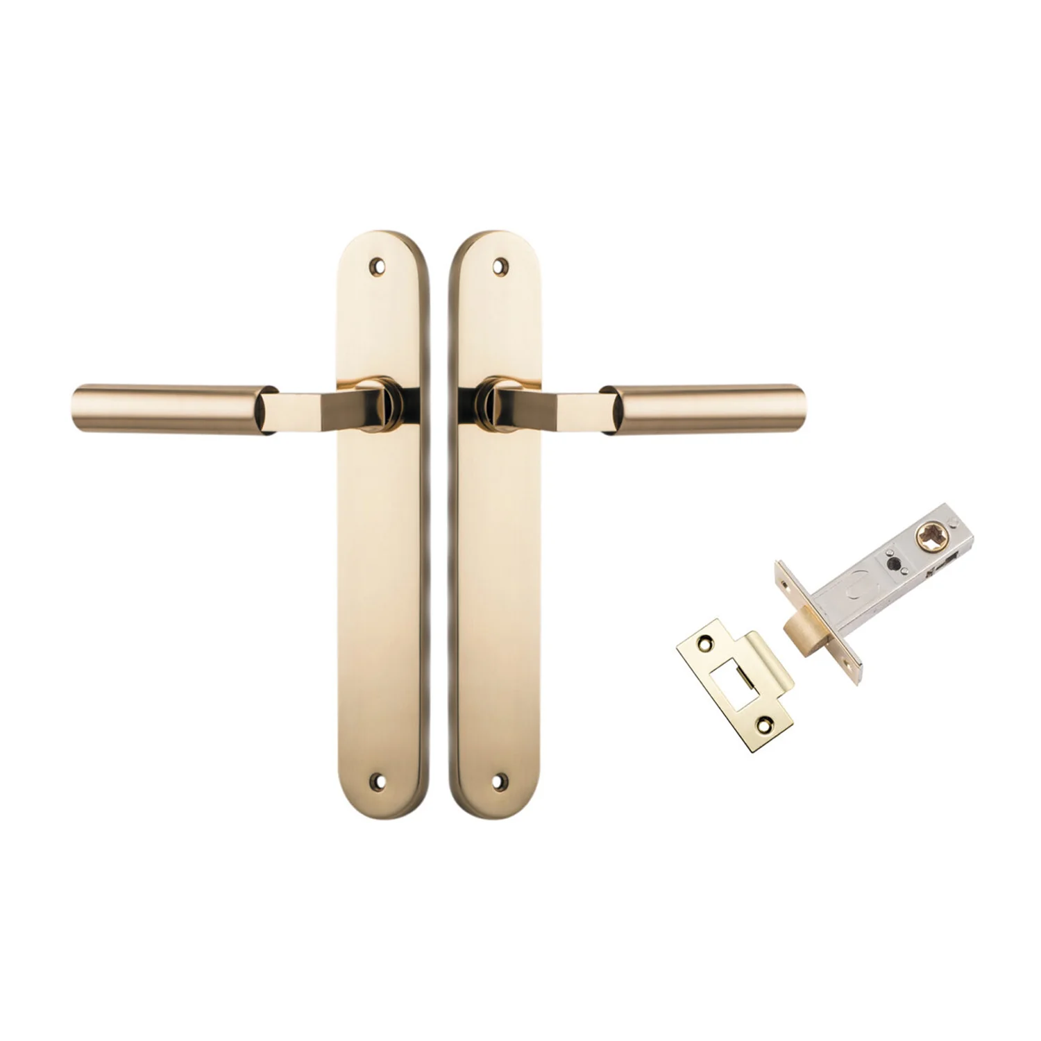 Iver Berlin Door Lever Handle on Oval Backplate Passage Kit - Available in Various Finishes - Image 5