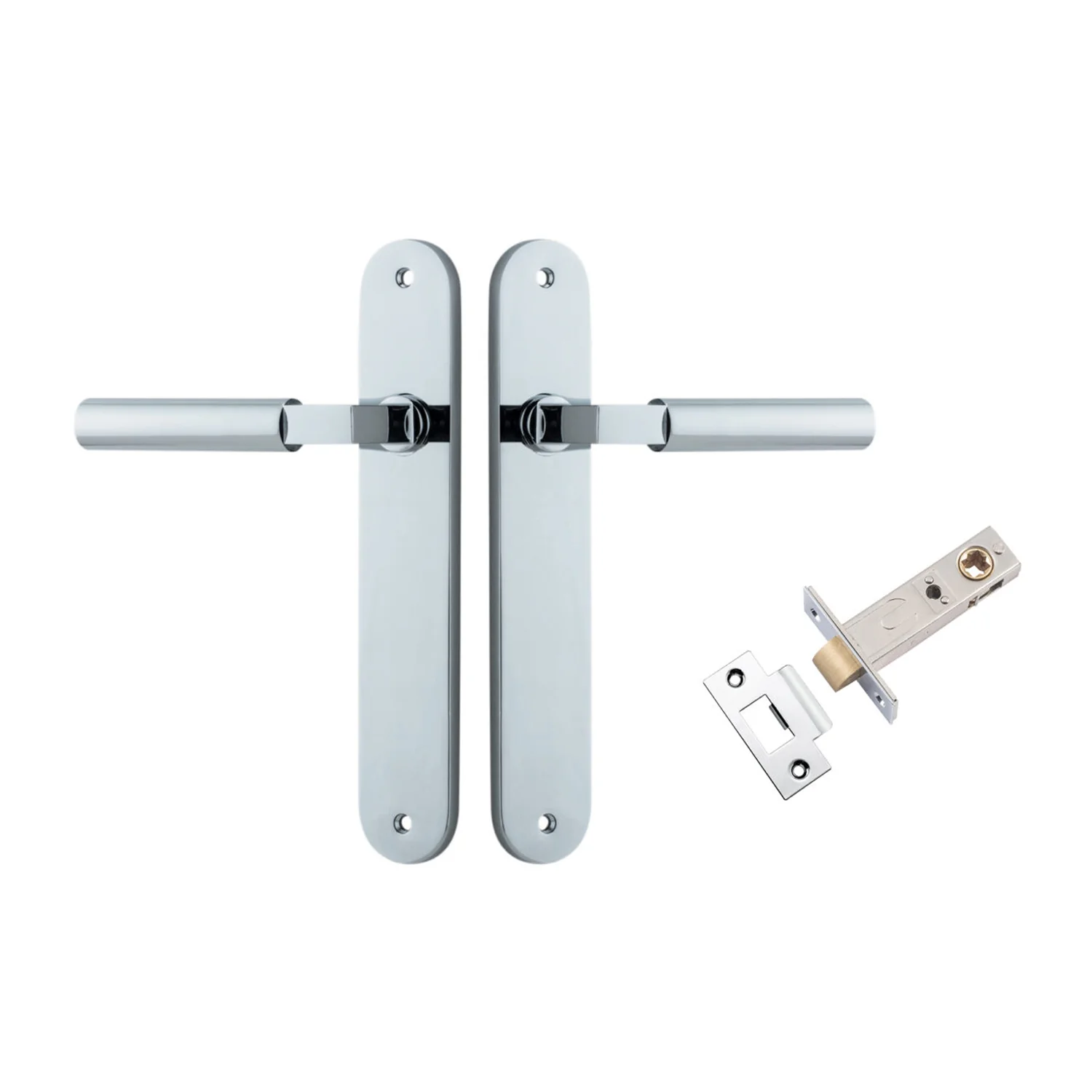 Iver Berlin Door Lever Handle on Oval Backplate Passage Kit - Available in Various Finishes - Image 7