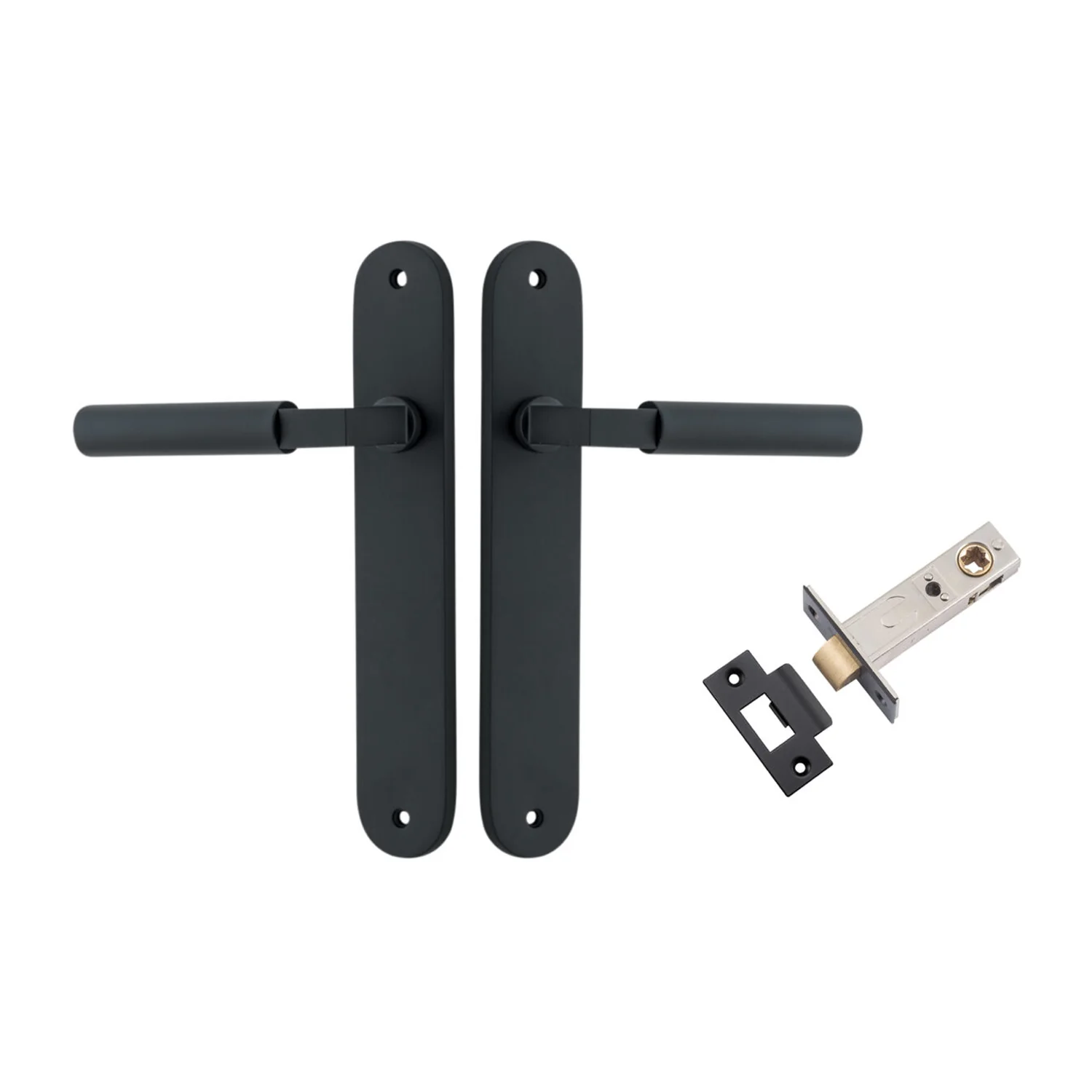 Iver Berlin Door Lever Handle on Oval Backplate Passage Kit - Available in Various Finishes - Image 9