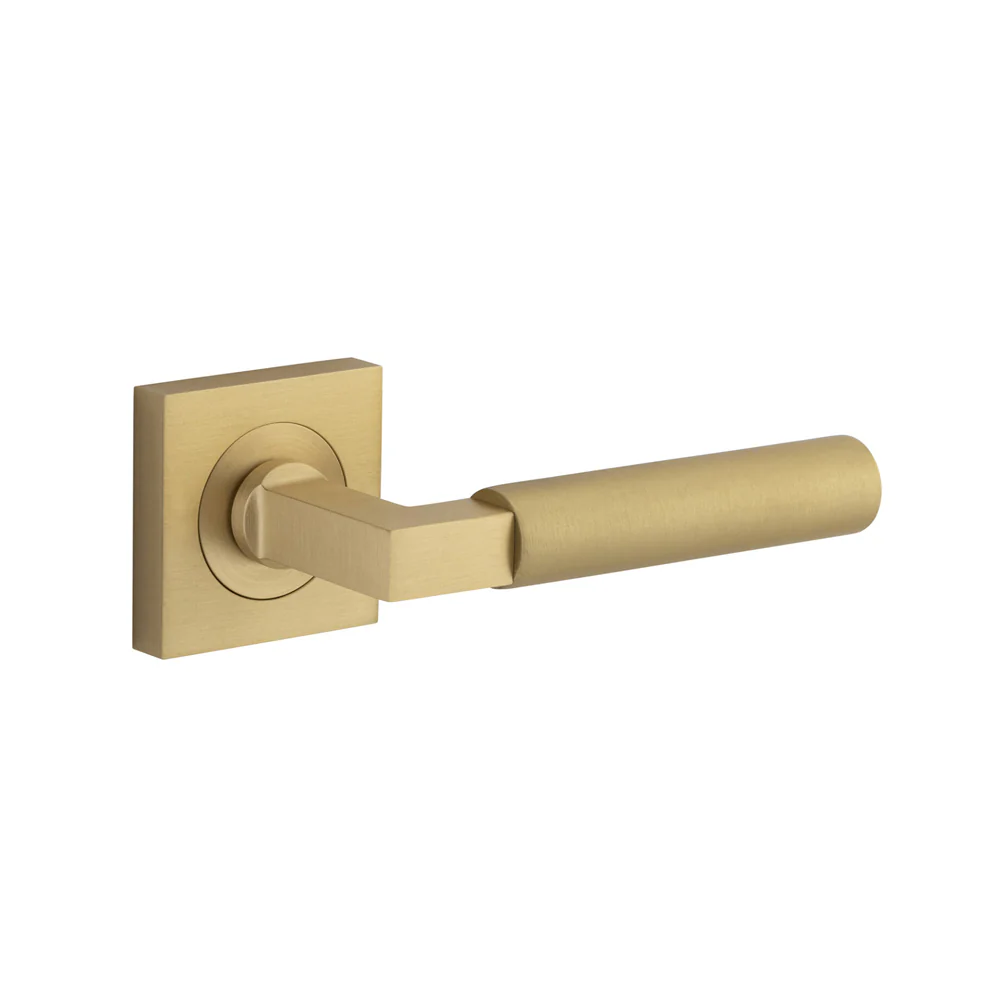 Iver Berlin Door Lever Handle on Square Rose Passage - Image 10