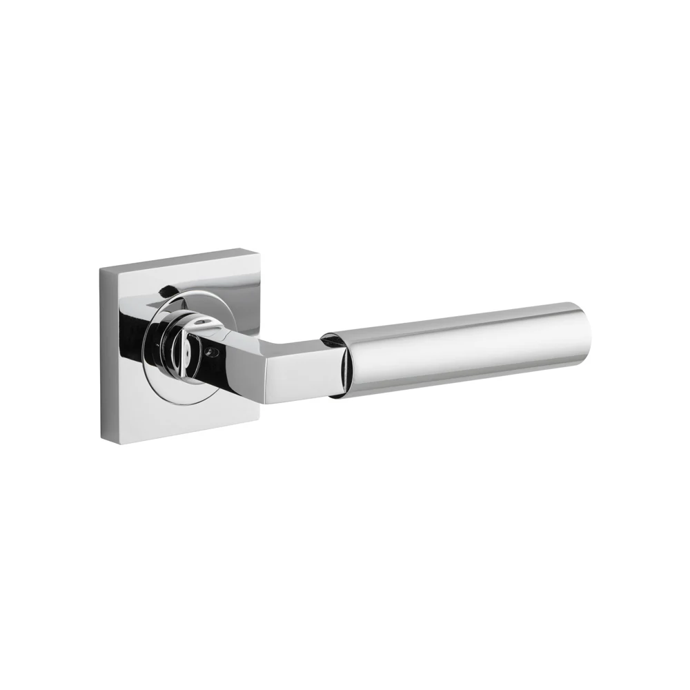Iver Berlin Door Lever Handle on Square Rose Passage - Image 7