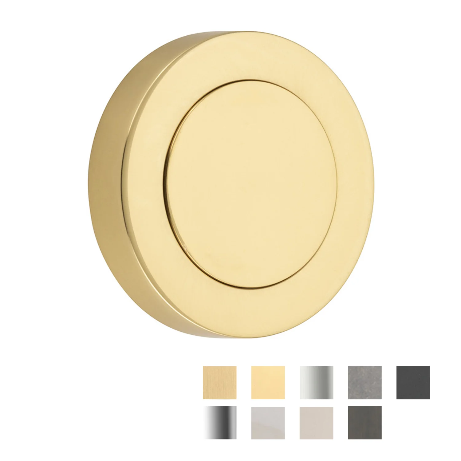Iver Blank Rose Round Escutcheon 52mm - Available in Various Finishes