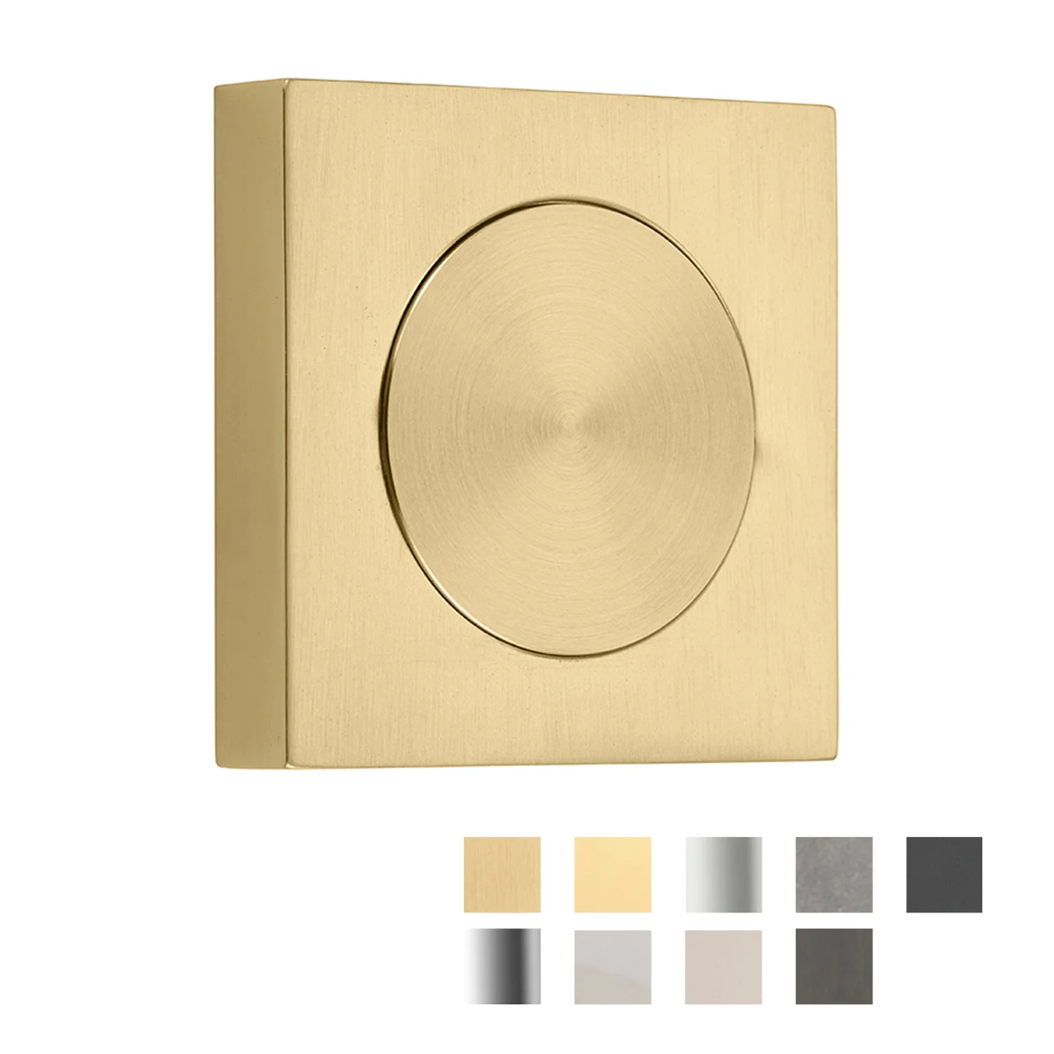 Iver Blank Rose Square - Available in Various Finishes