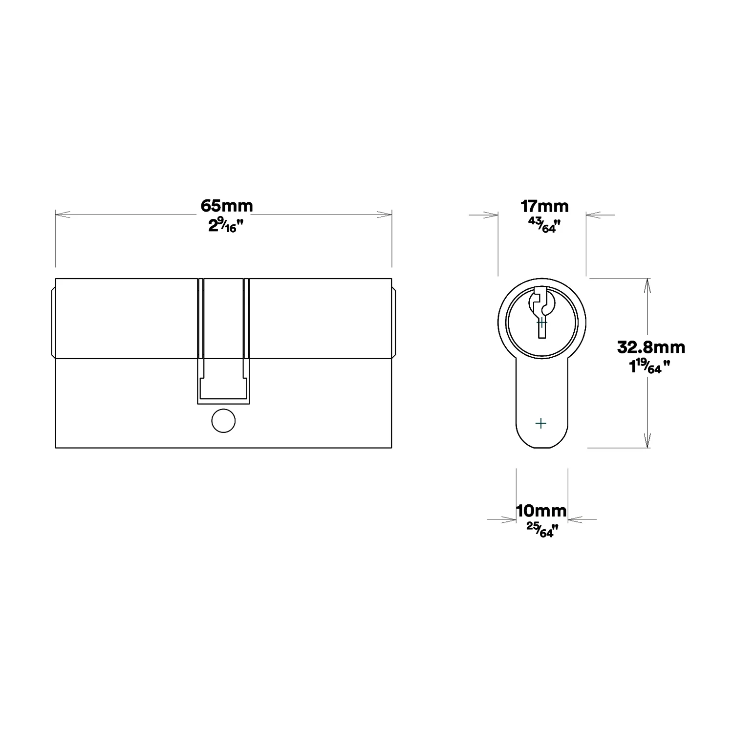 Iver Bronte Door Lever Handle on Square Rose Entrance Kit Key/Key - Available in Various Finishes - Image 4