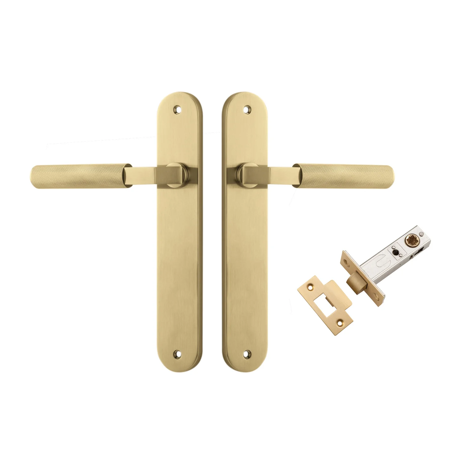 Iver Brunswick Door Lever Handle on Oval Backplate Passage Kit - Available in Various Finishes - Image 10