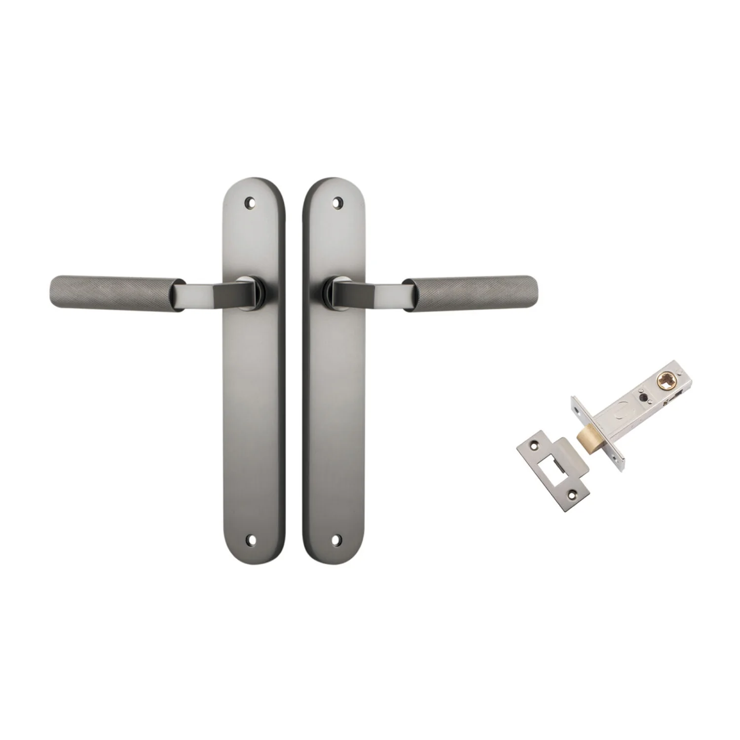 Iver Brunswick Door Lever Handle on Oval Backplate Passage Kit - Available in Various Finishes - Image 9