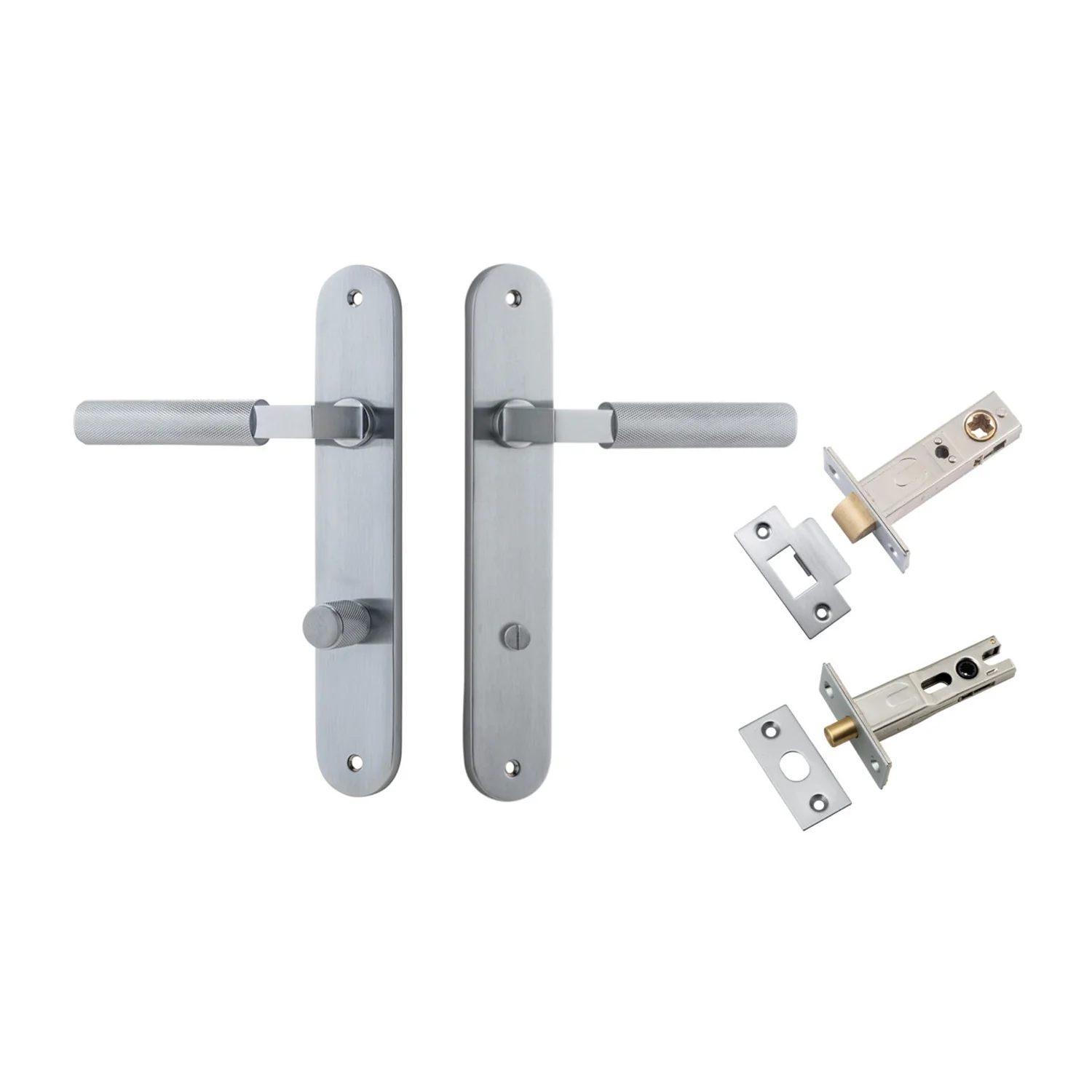 Iver Brunswick Door Lever Handle on Oval Backplate Privacy Kit - Available in Various Finishes - Image 9