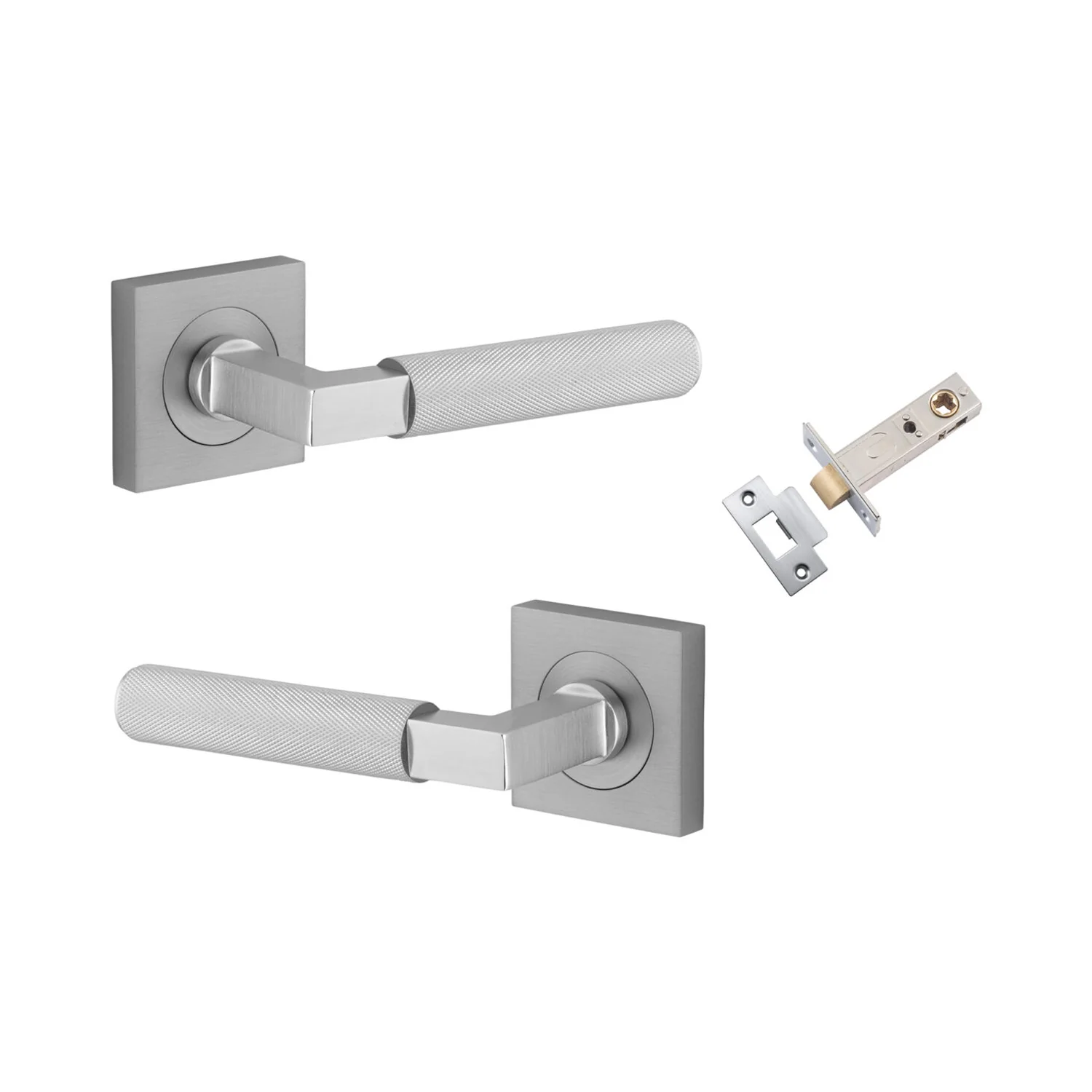Iver Brunswick Door Lever Handle on Square Rose Passage Kit - Available in Various Finishes - Image 8