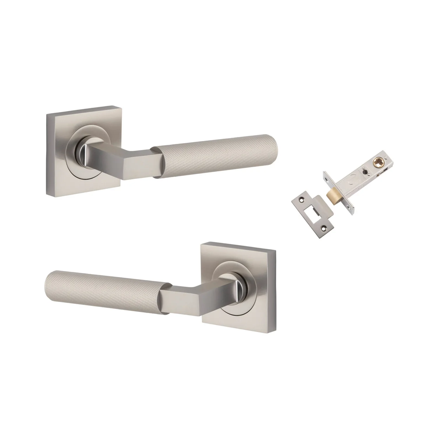 Iver Brunswick Door Lever Handle on Square Rose Passage Kit - Available in Various Finishes - Image 9