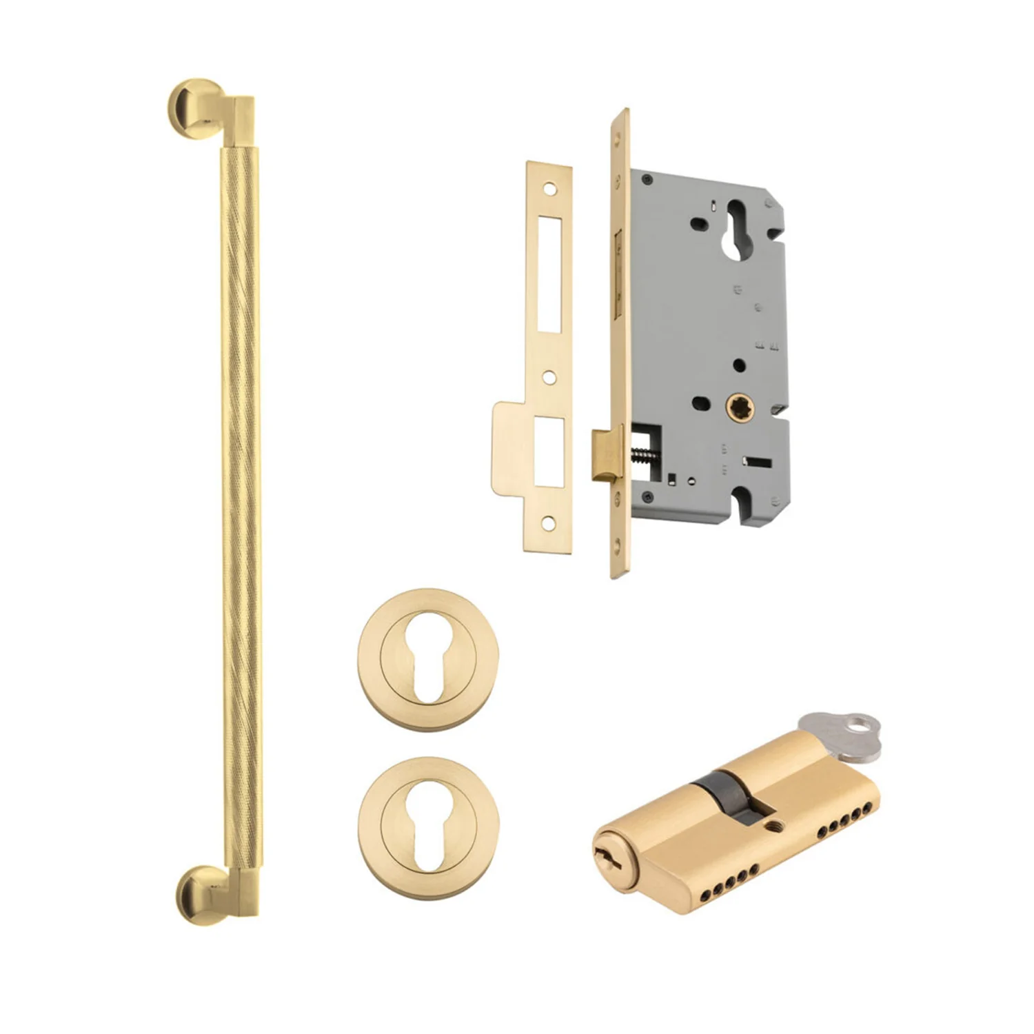 Iver Brunswick Door Pull Handle Entrance Kit Key/Key 450mm - Available in Various Finishes - Image 6