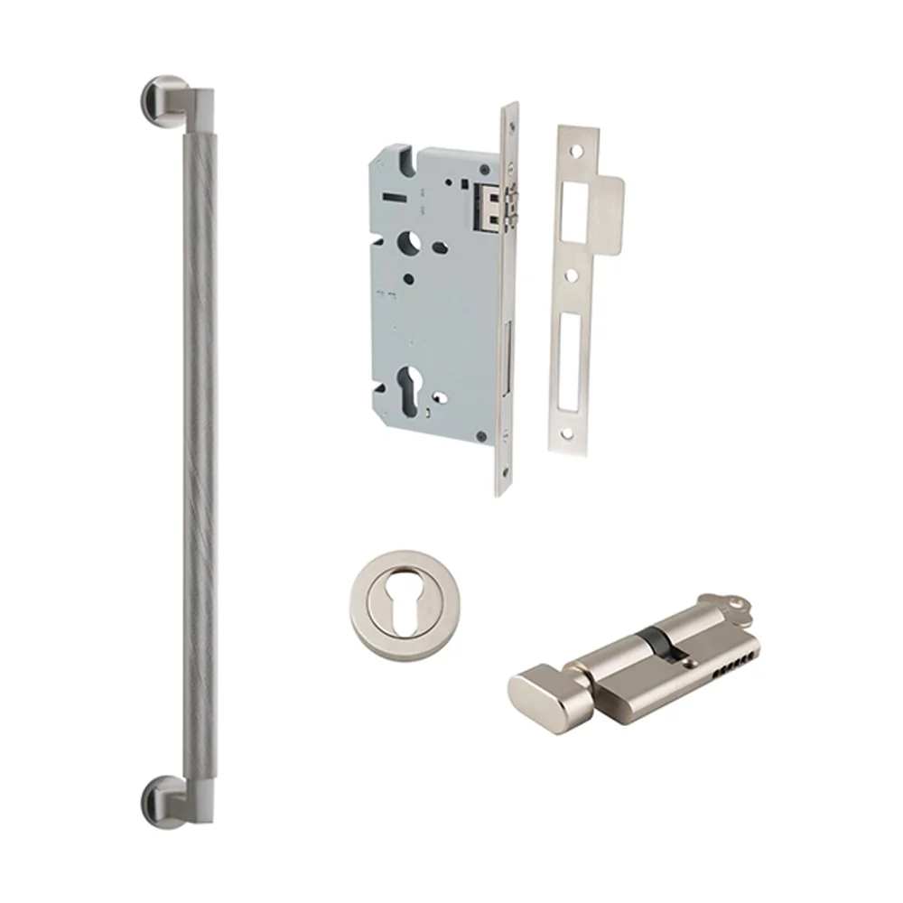 Iver Brunswick Door Pull Handle Entrance Kit Key/Thumb 450mm - Available in Various Finishes - Image 12
