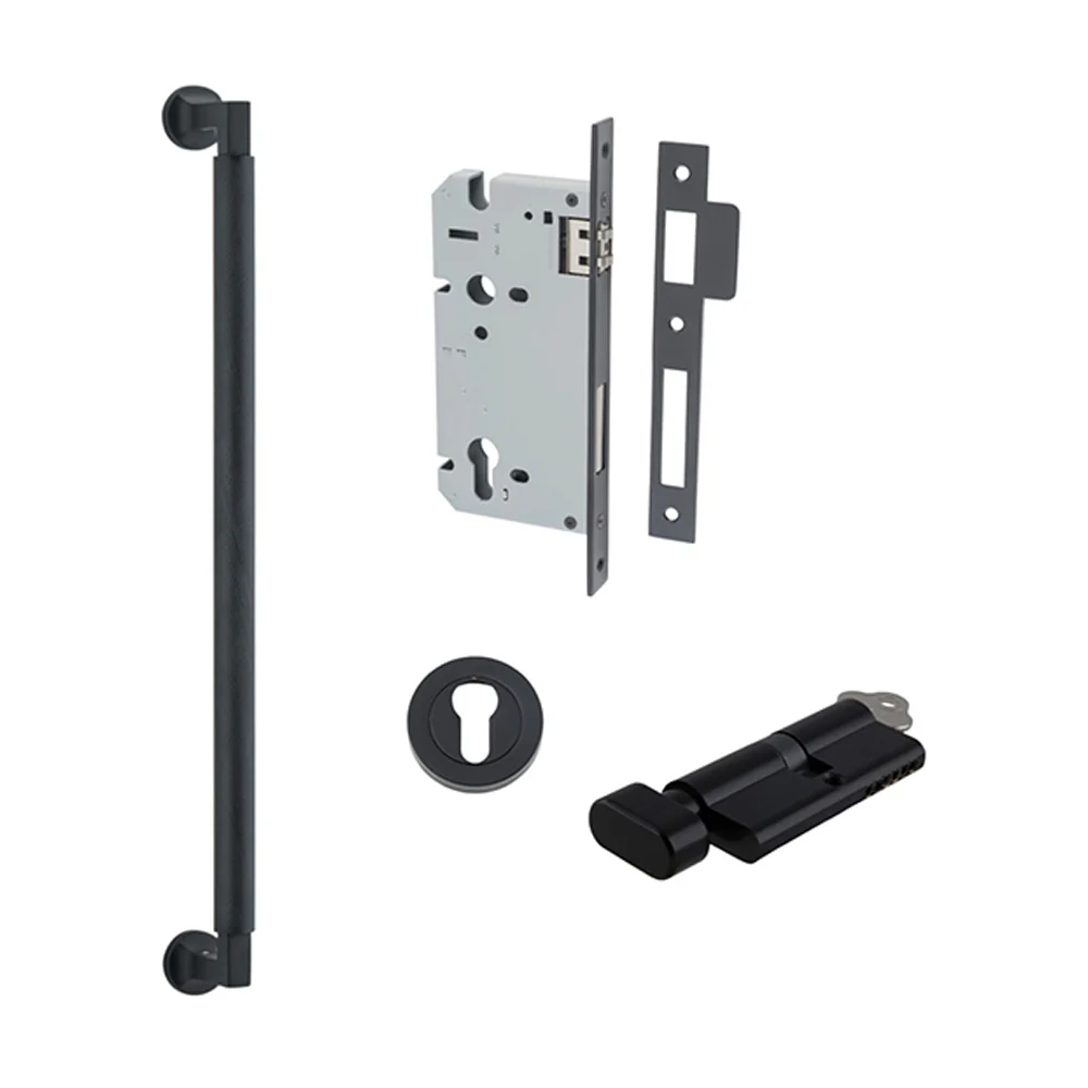 Iver Brunswick Door Pull Handle Entrance Kit Key/Thumb 450mm - Available in Various Finishes - Image 9