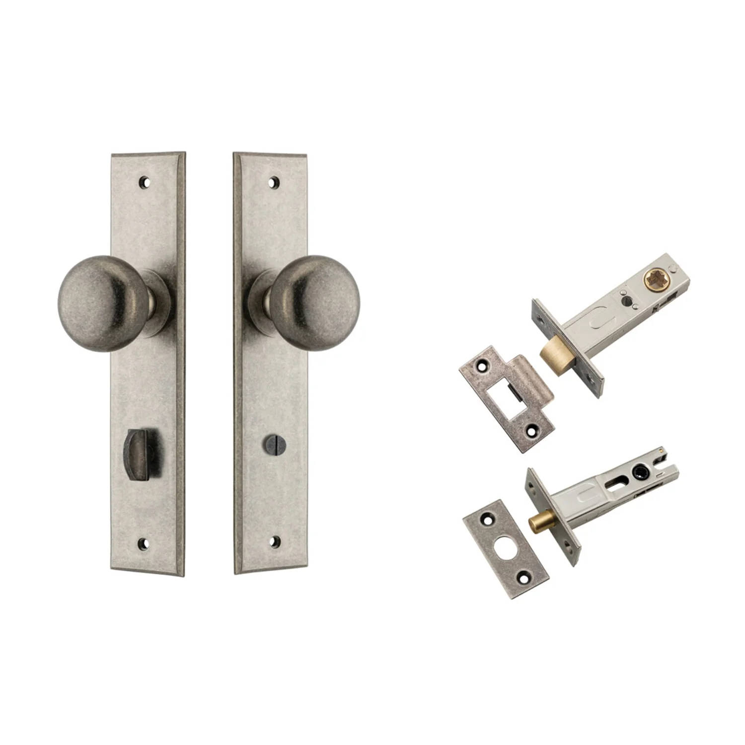 Iver Cambridge Door Knob on Chamfered Backplate Privacy Kit - Available in Various Finishes - Image 11