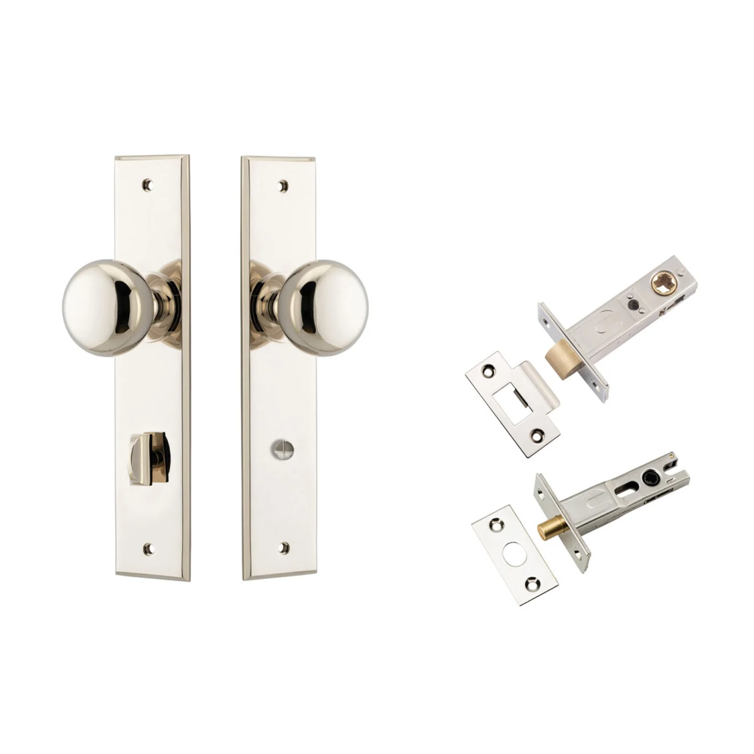 Iver Cambridge Door Knob on Chamfered Backplate Privacy Kit - Available in Various Finishes - Image 12