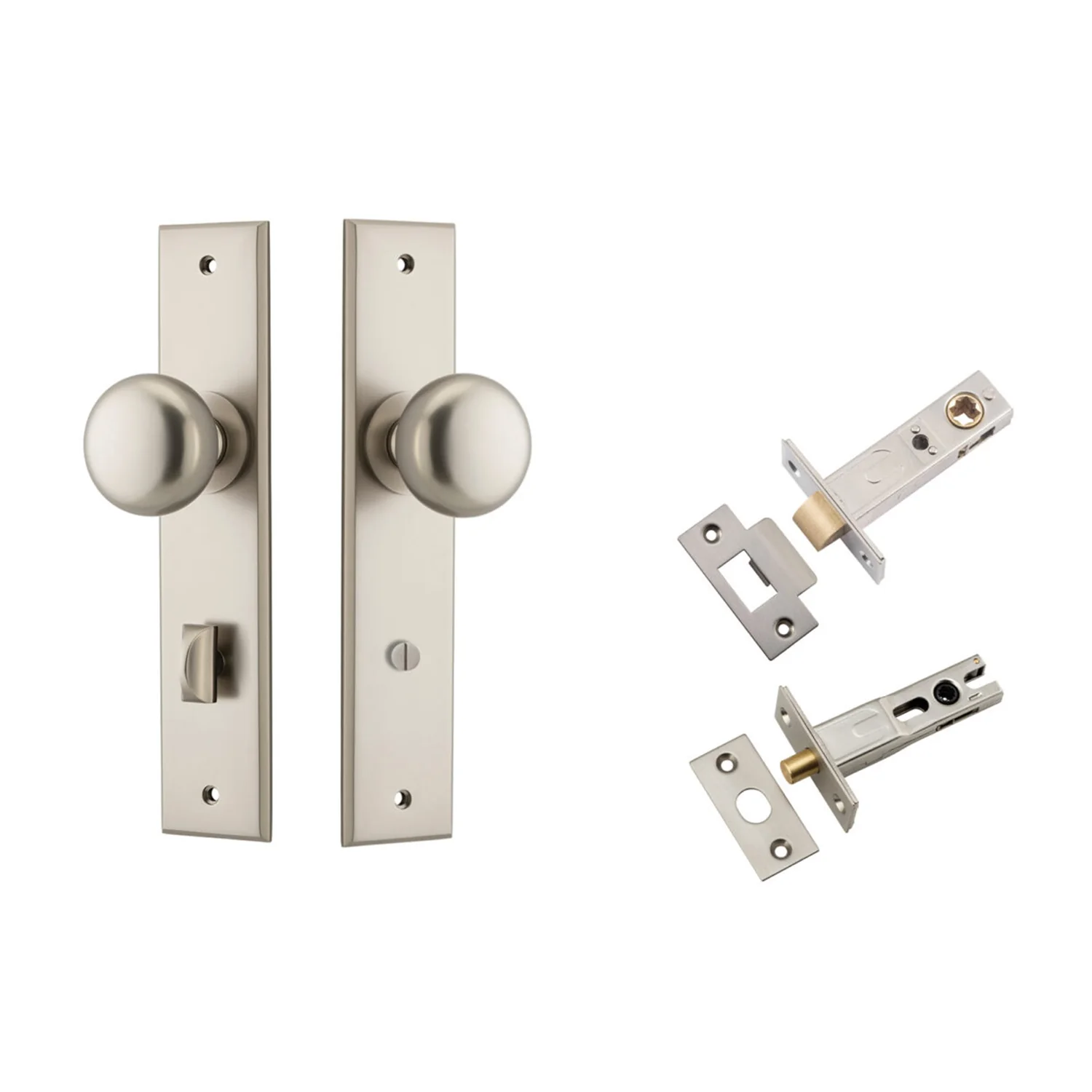 Iver Cambridge Door Knob on Chamfered Backplate Privacy Kit - Available in Various Finishes - Image 13