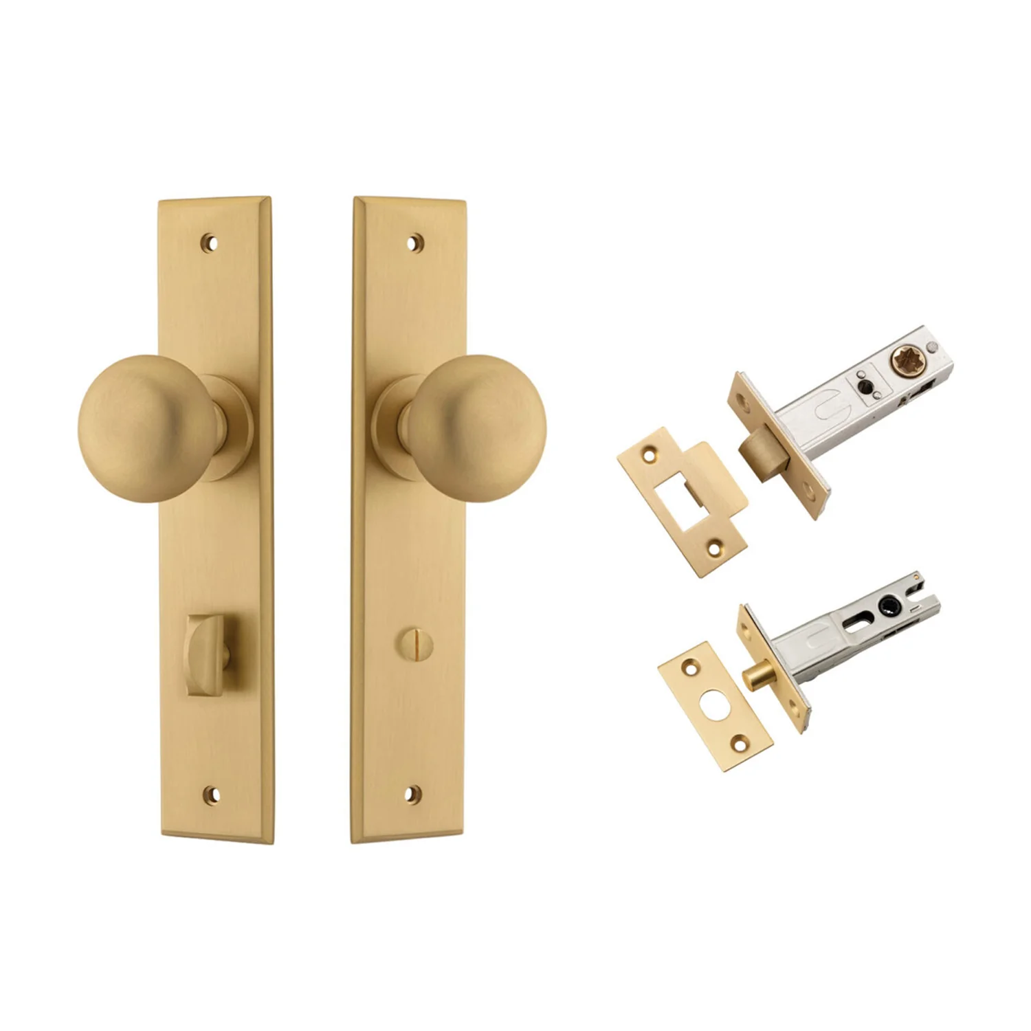 Iver Cambridge Door Knob on Chamfered Backplate Privacy Kit - Available in Various Finishes - Image 14