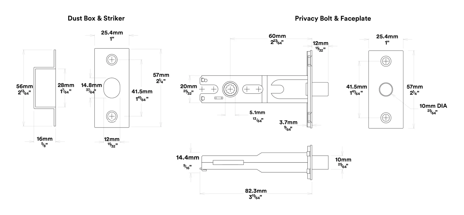 Iver Cambridge Door Knob on Chamfered Backplate Privacy Kit - Available in Various Finishes - Image 5