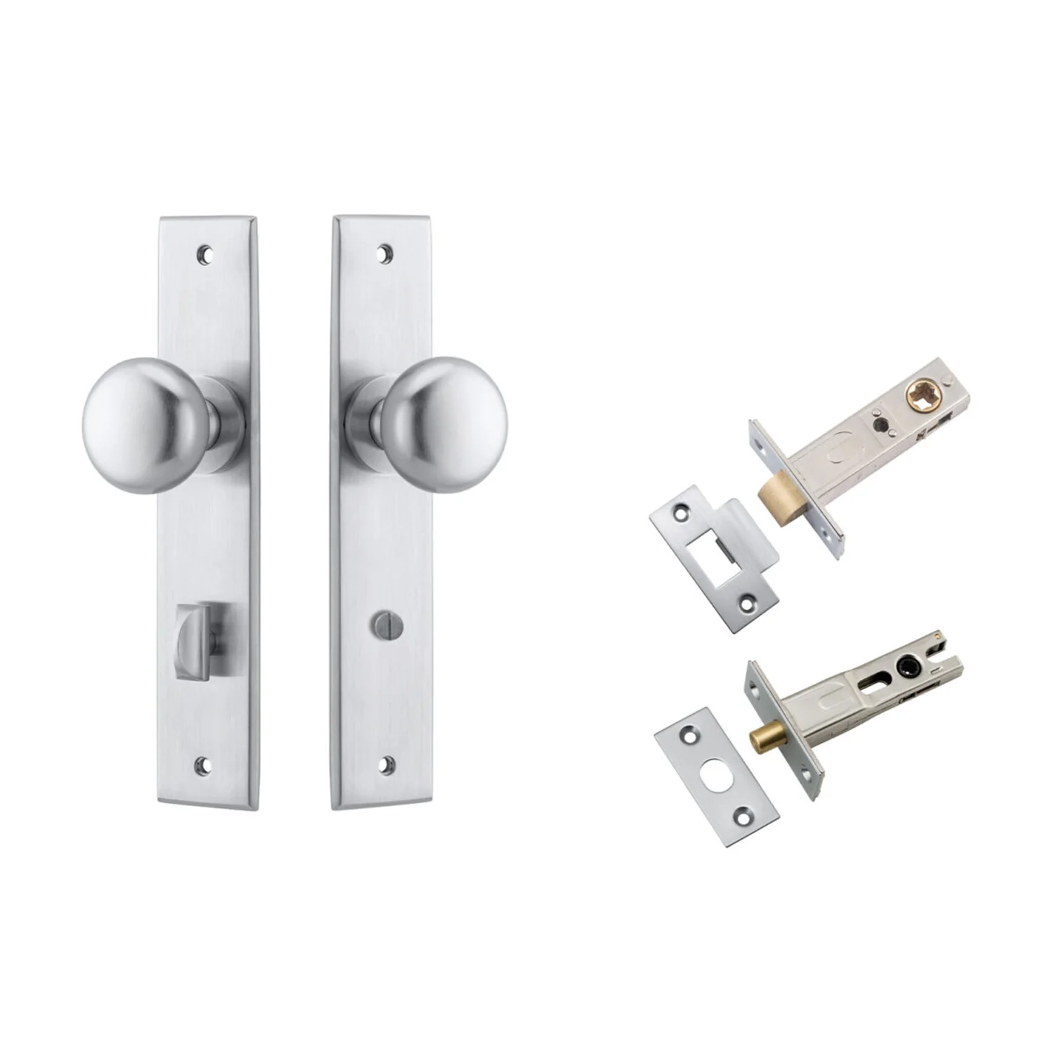 Iver Cambridge Door Knob on Chamfered Backplate Privacy Kit - Available in Various Finishes - Image 9