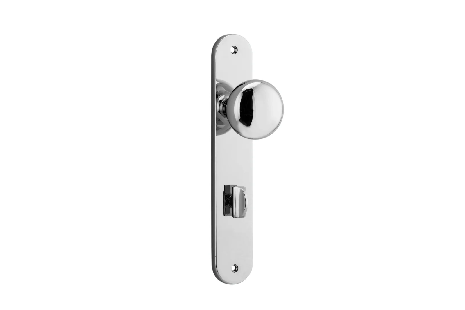 Iver Cambridge Door Knob on Oval Backplate Chrome Plated - Image 4