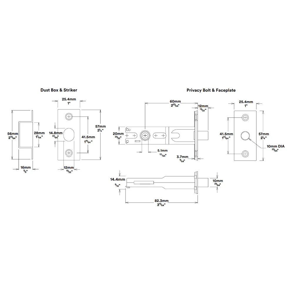 Iver Cambridge Door Knob on Oval Backplate Privacy Kit with Turn - Available in Various Finishes - Image 5