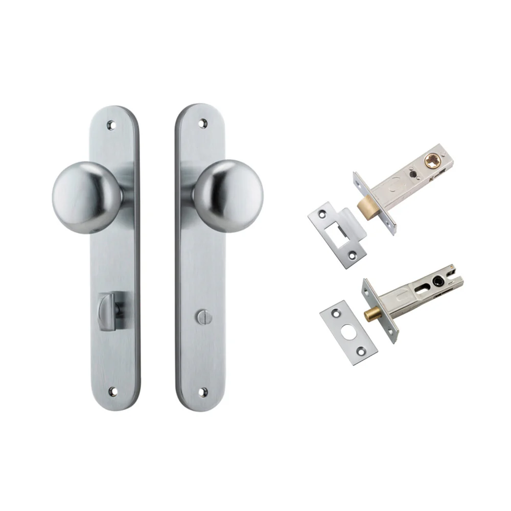 Iver Cambridge Door Knob on Oval Backplate Privacy Kit with Turn - Available in Various Finishes - Image 7