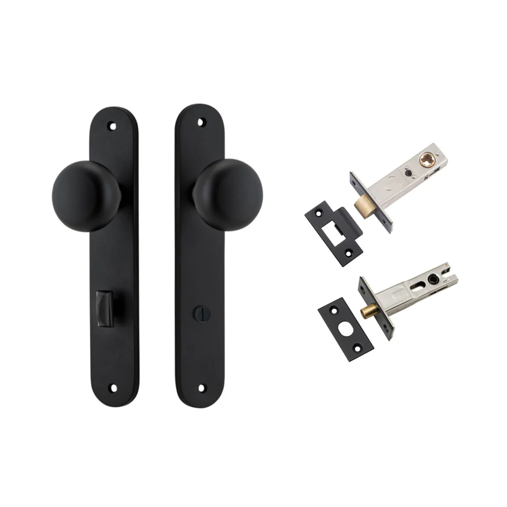 Iver Cambridge Door Knob on Oval Backplate Privacy Kit with Turn - Available in Various Finishes - Image 9