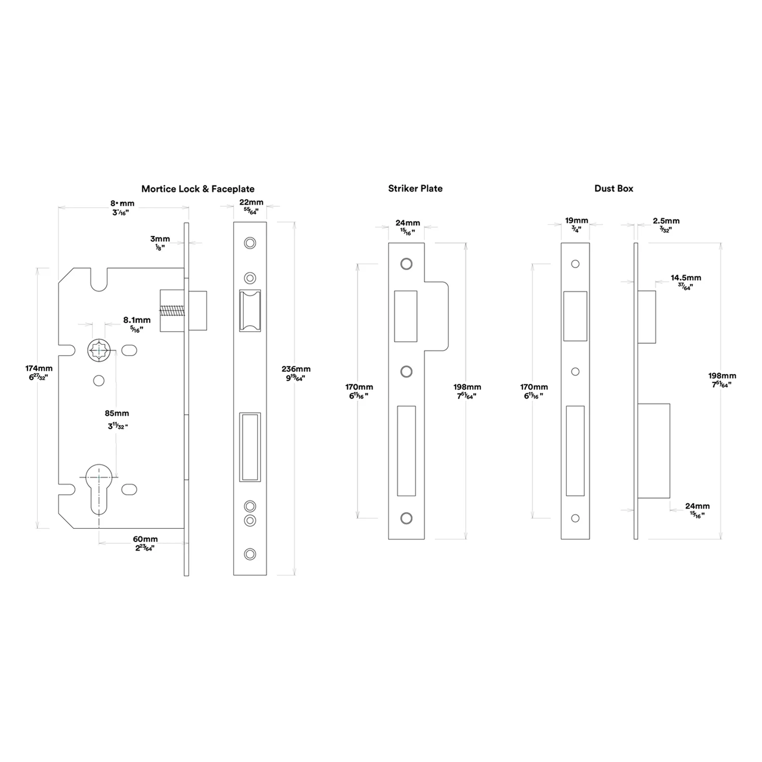 Iver Cambridge Door Knob on Round Rose Entrance Kit Key/Thumb - Available in Various Finishes - Image 4